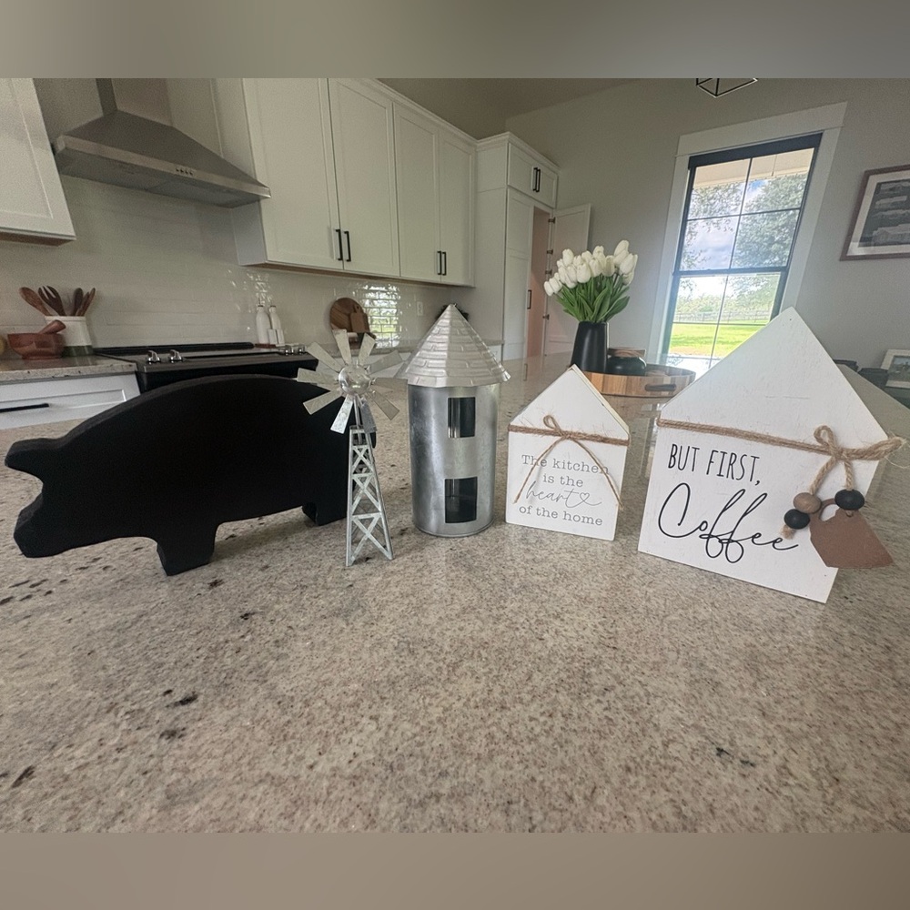 Farmhouse decor set of 5 pieces